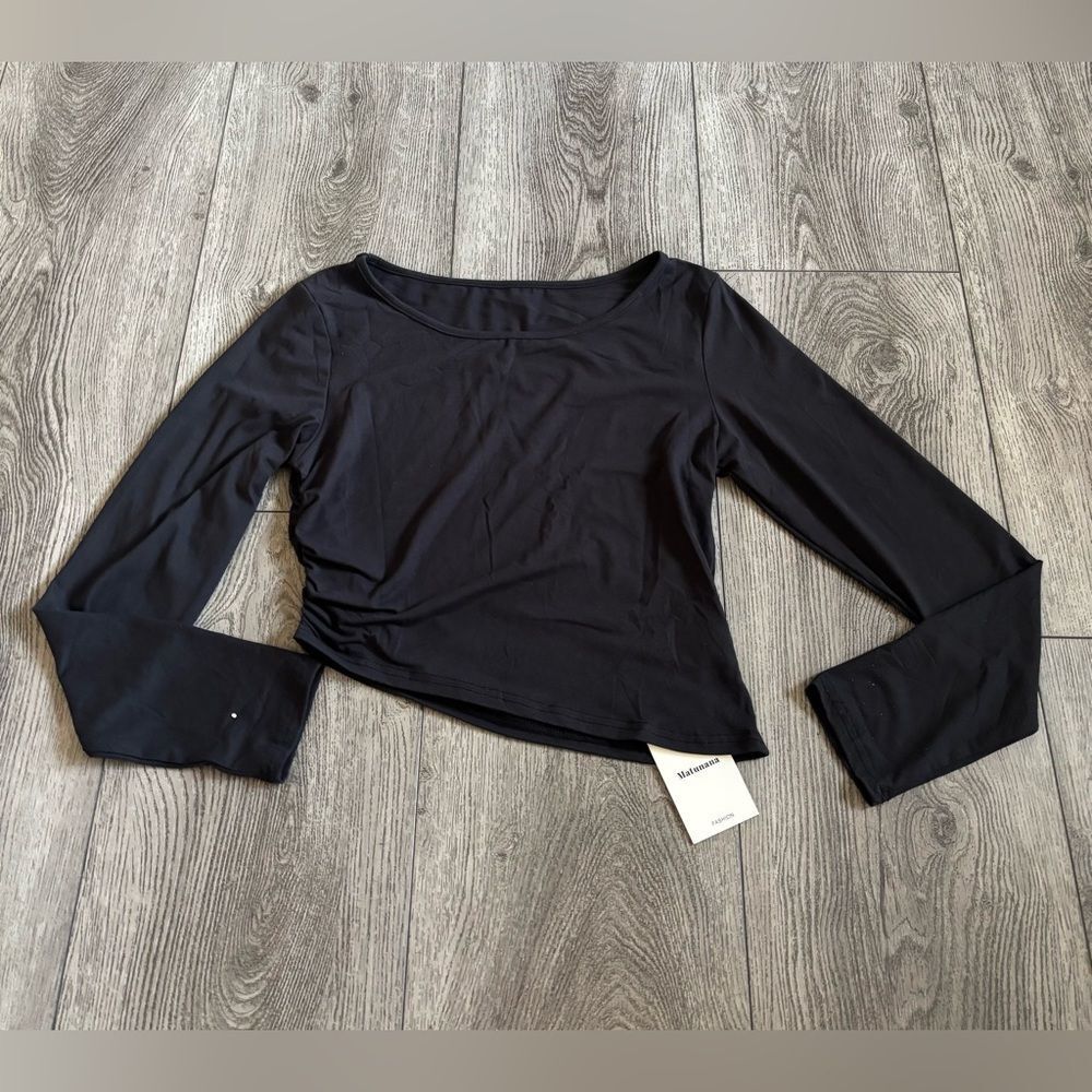Matunana very soft Black Long Sleeve Women's Top
